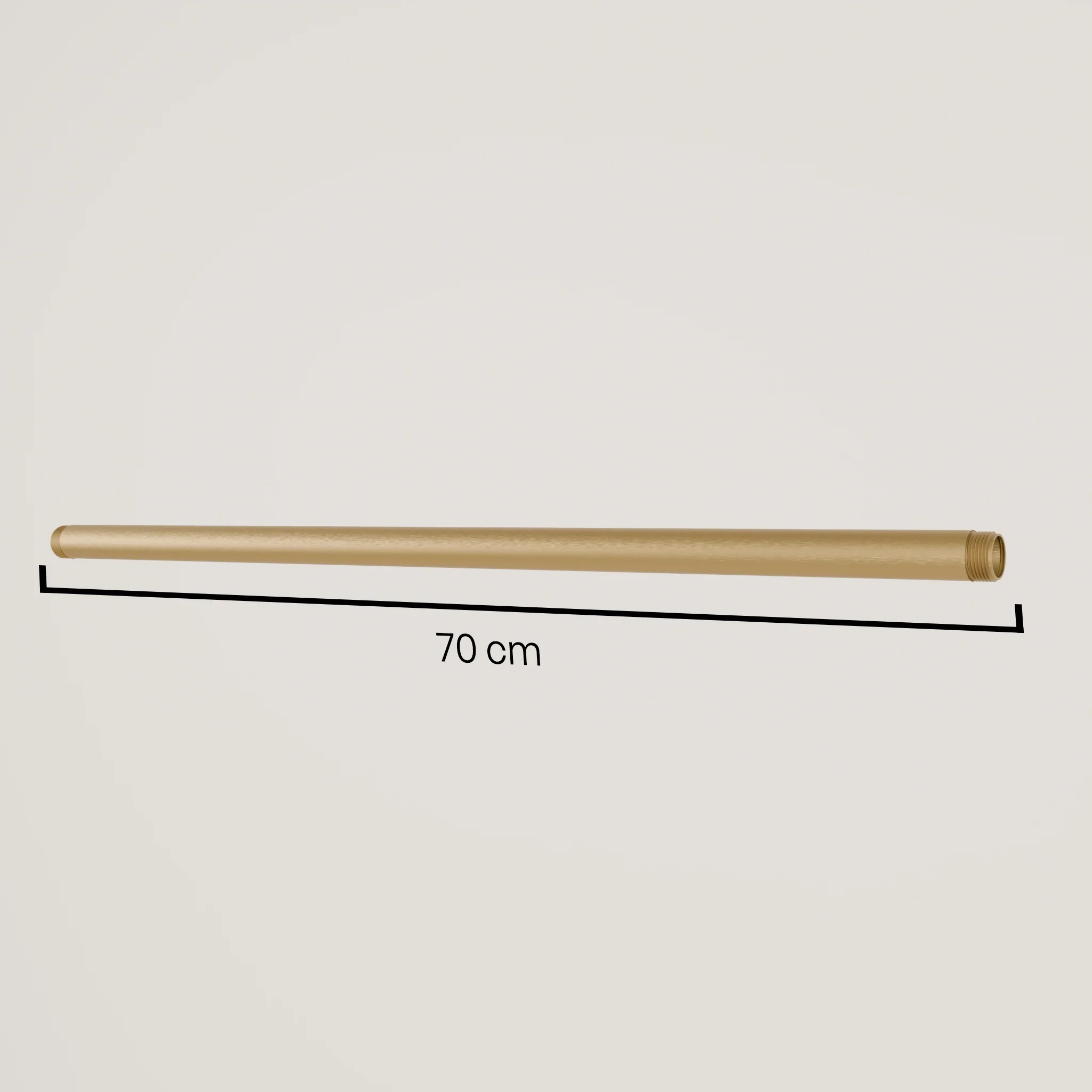3/4" waterleiding – gepoedercoat | malleable gietijzer | goud - Image 10