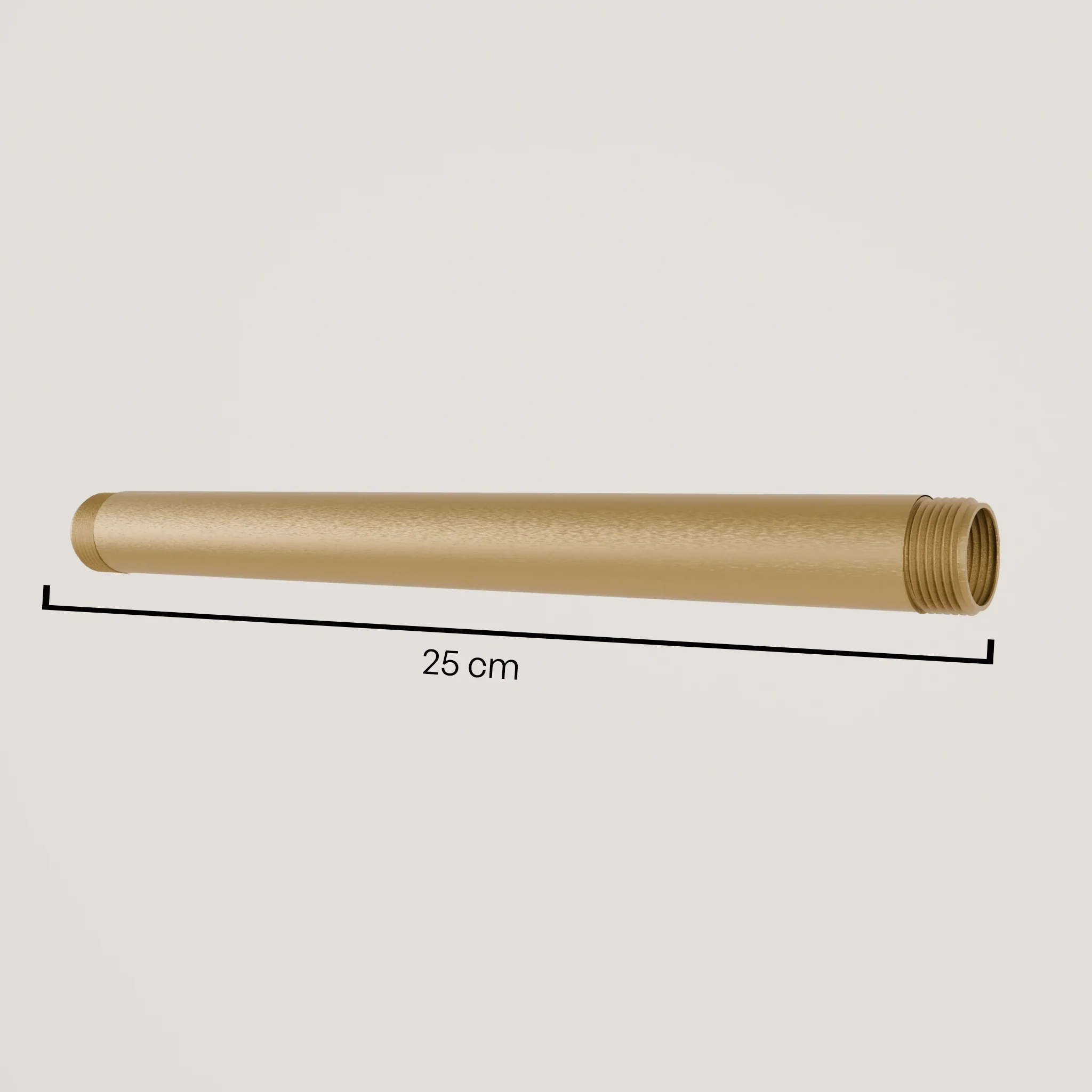 3/4" waterleiding – gepoedercoat | malleable gietijzer | goud - Image 6