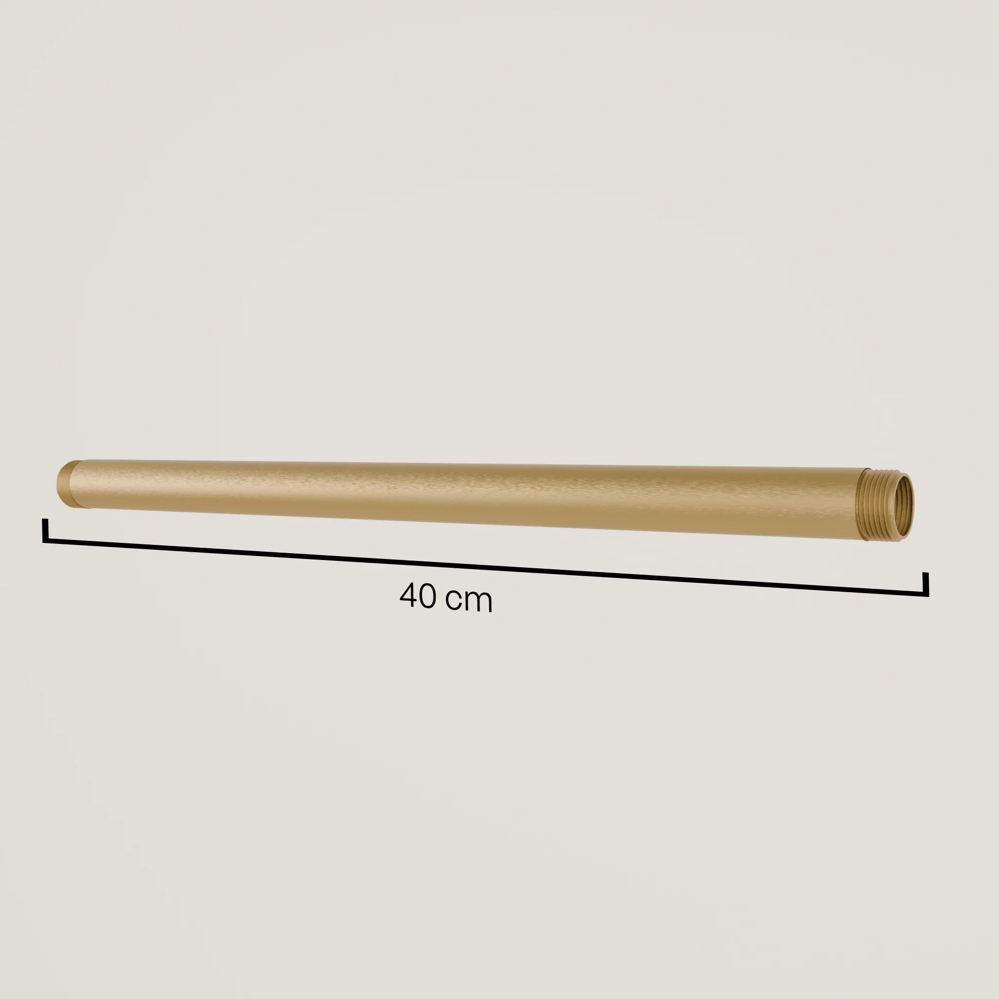 3/4" waterleiding – gepoedercoat | malleable gietijzer | goud - Image 7