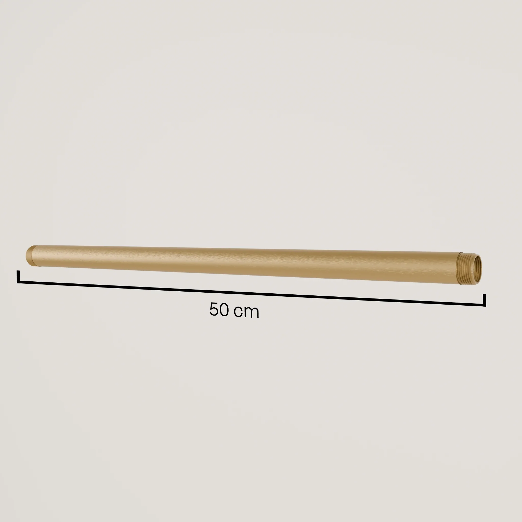 3/4" waterleiding – gepoedercoat | malleable gietijzer | goud - Image 8