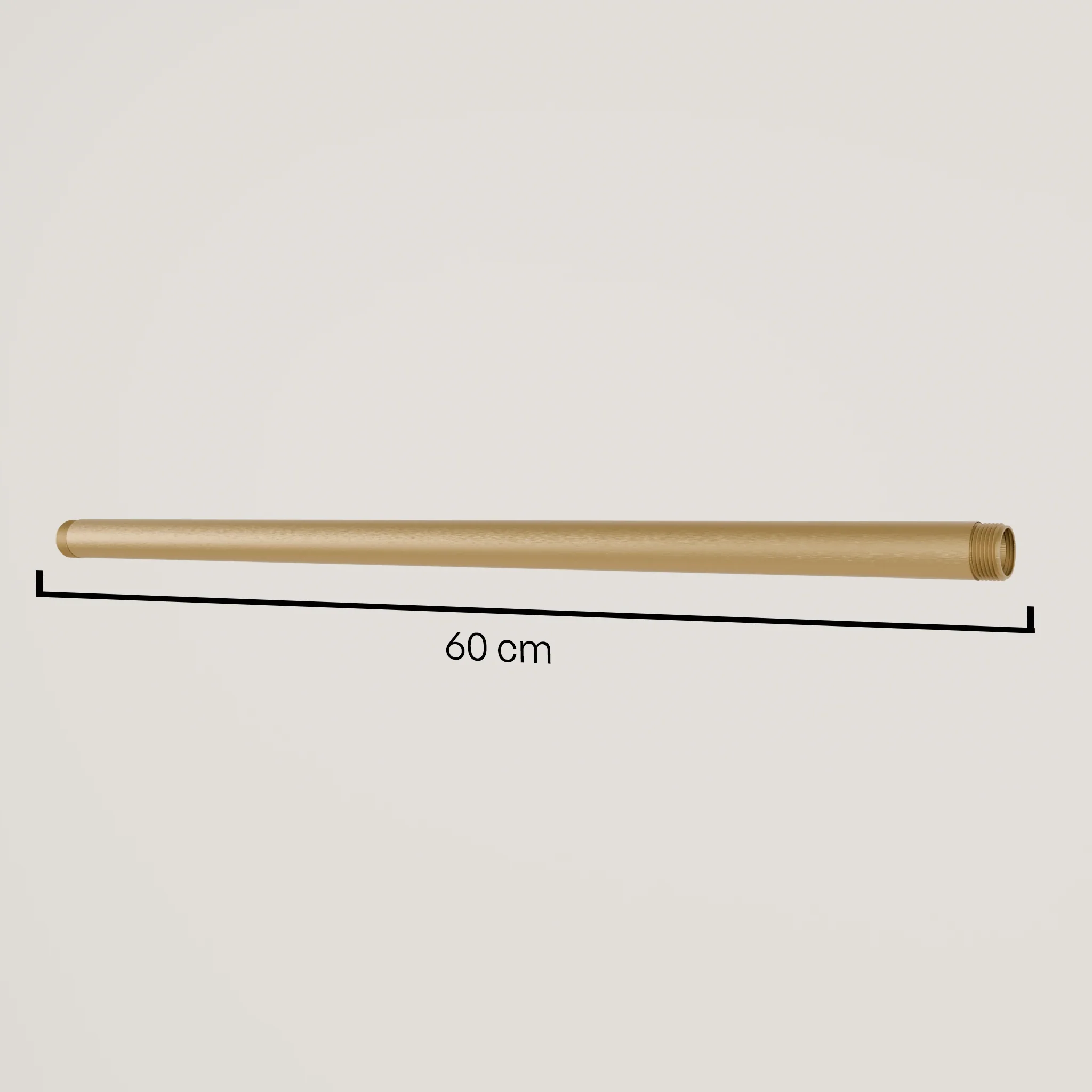 3/4" waterleiding – gepoedercoat | malleable gietijzer | goud - Image 9