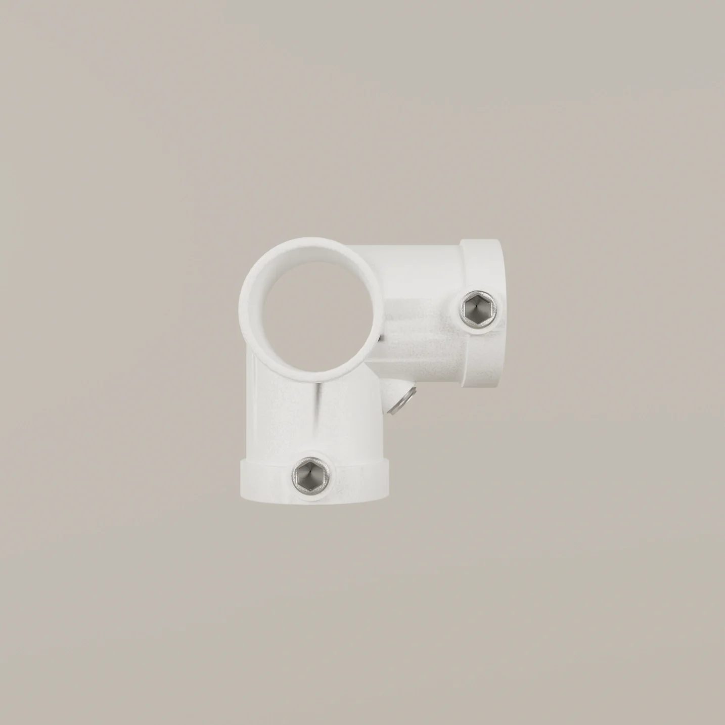 Fitting 3-voudige hoekklem Open – Wit