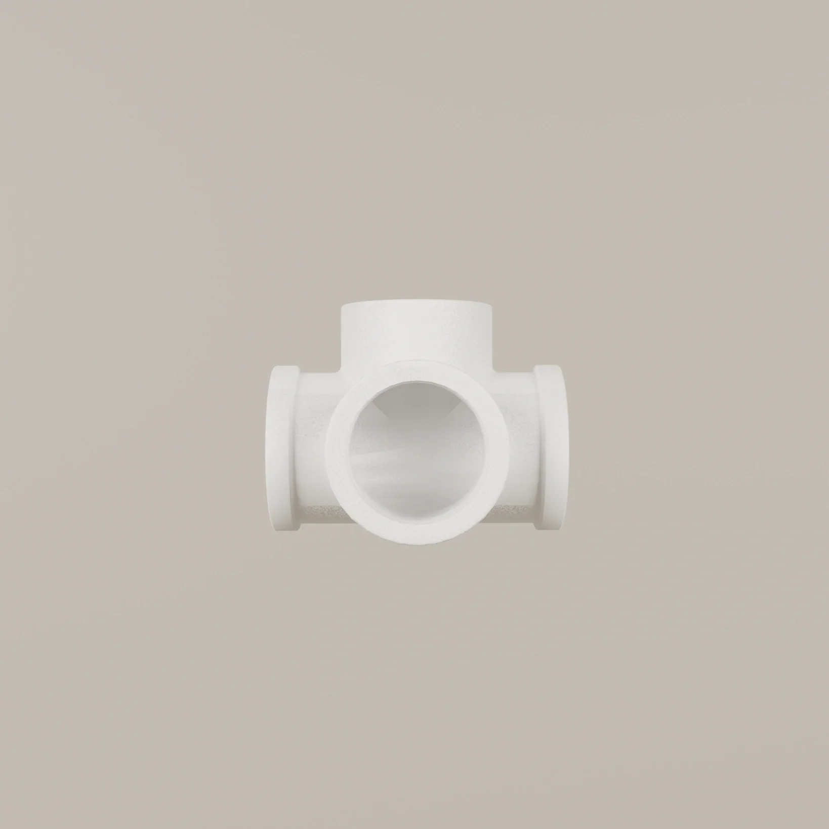 4-voudige connector 90° – Wit