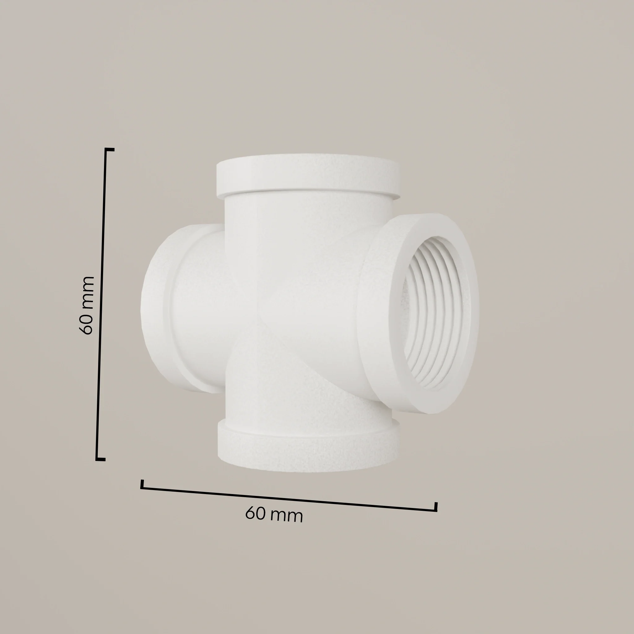 4-voudige connector – Wit - Image 2