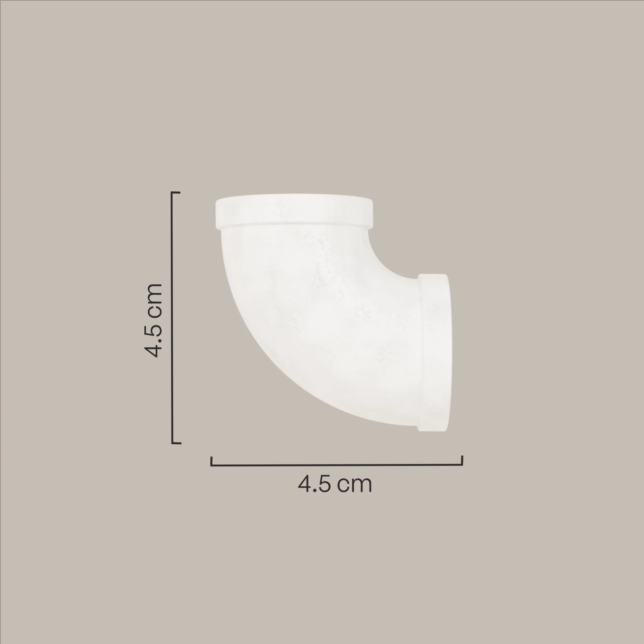 90° hoekconnector – Wit - Image 2
