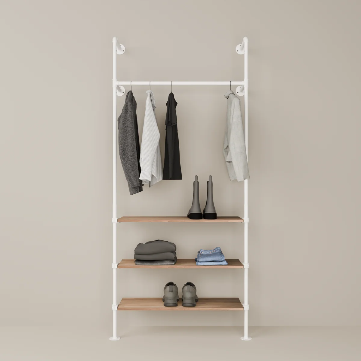 KIM 1 OAK – 3 planken | wit