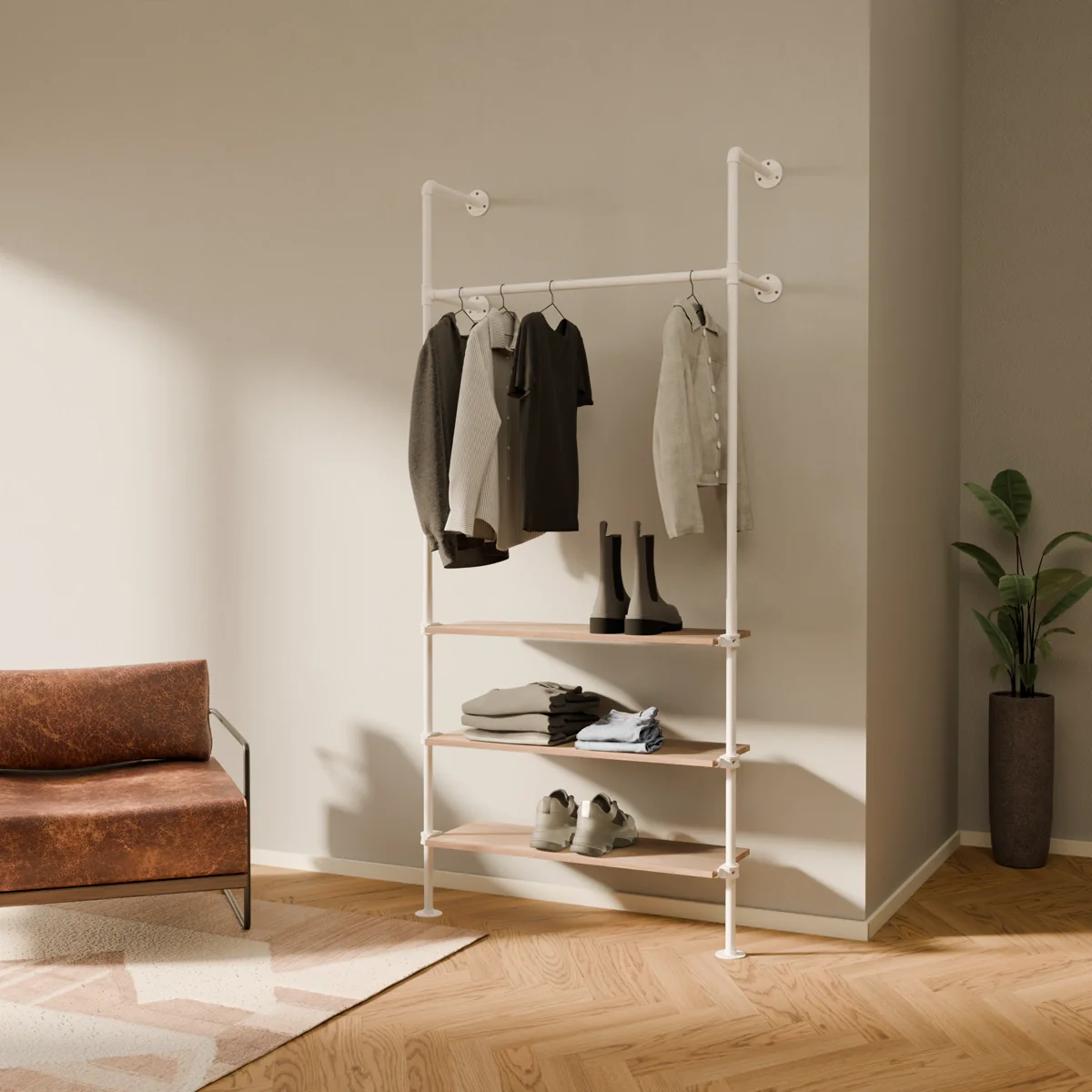 KIM 1 OAK – 3 planken | wit - Image 2