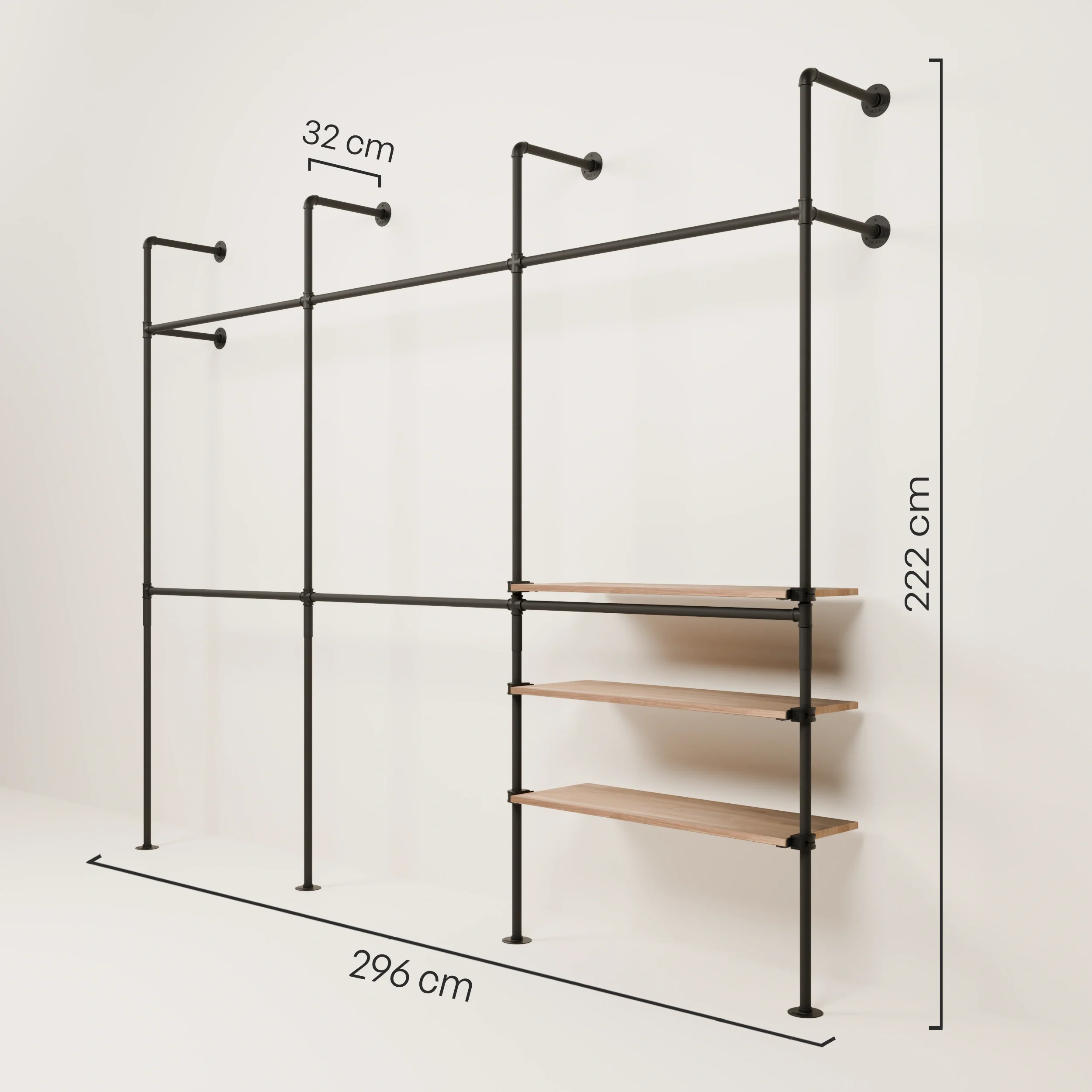 KIM DOUBLE 3 OAK – 3 planken - Image 3
