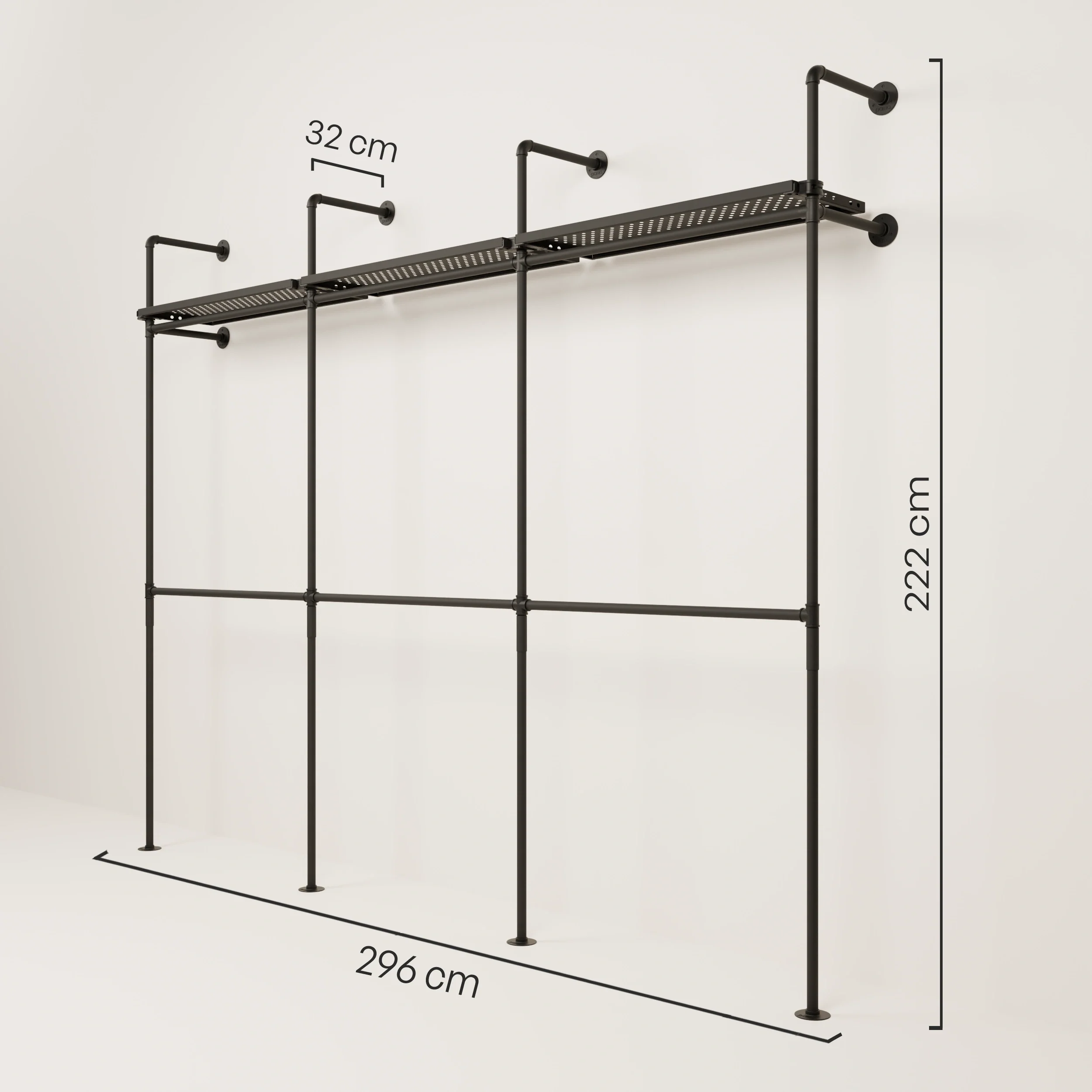 KIM DOUBLE 3 METAL – 3 planken bovenaan - Image 3