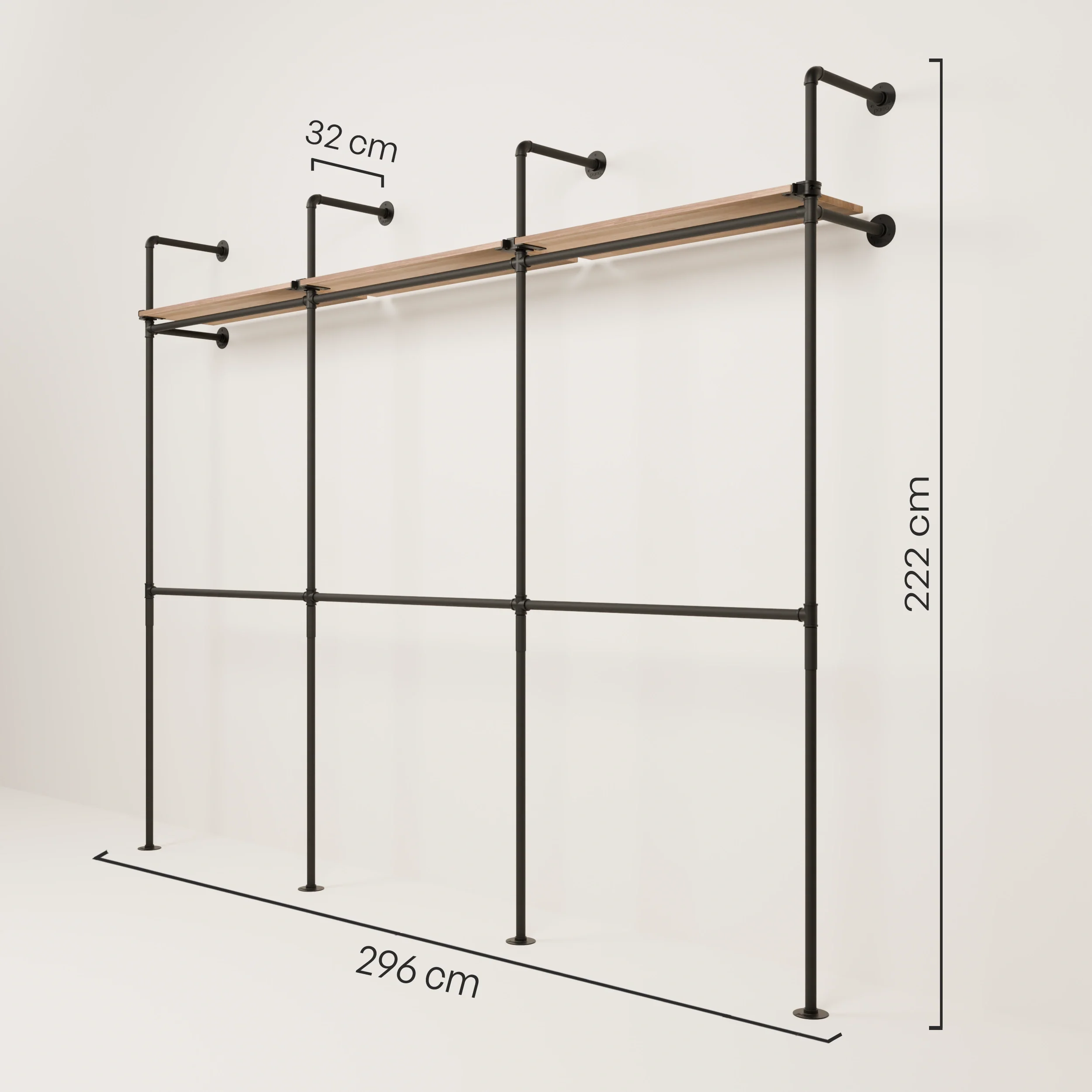 KIM DOUBLE 3 OAK – 3 planken bovenaan - Image 3