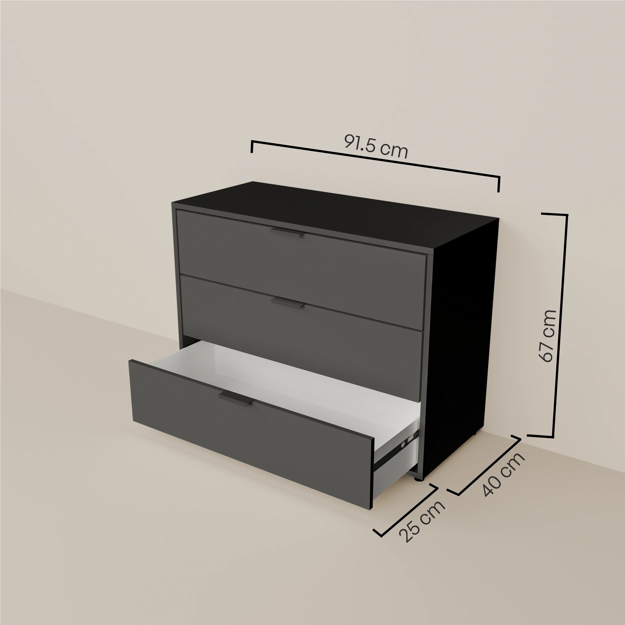 Kleiderschrank Set – Kleiderstange inkl. Kommode und Spiegel - Image 4