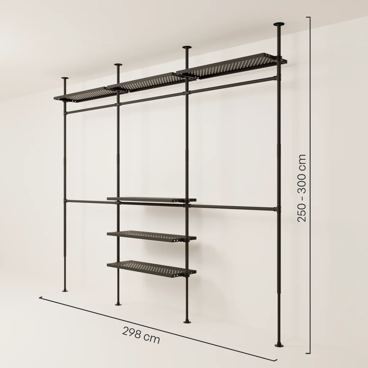 LOFT 3 METAL – 6 planken bovenaan - Image 4