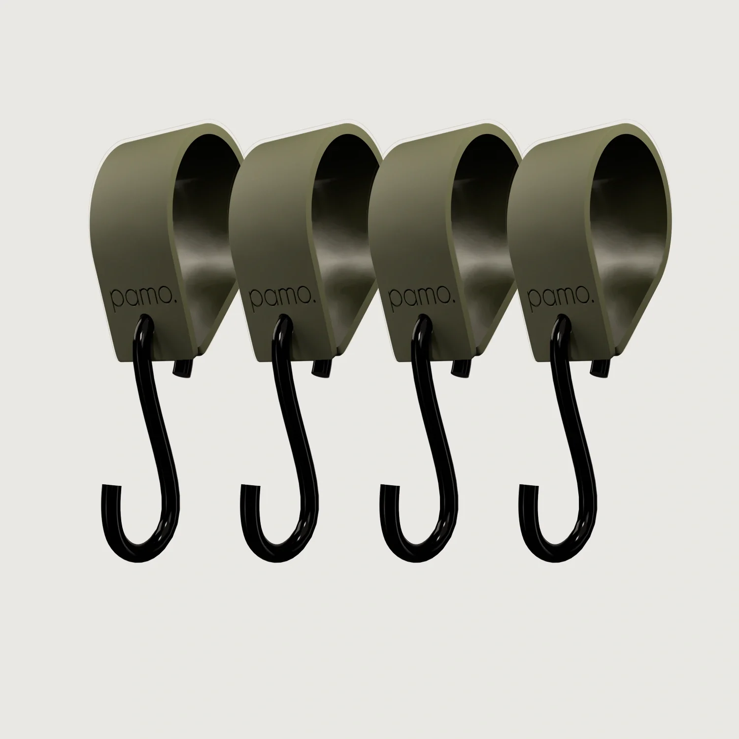 S-haken – Set van 4 | met rubberen lus - Image 10