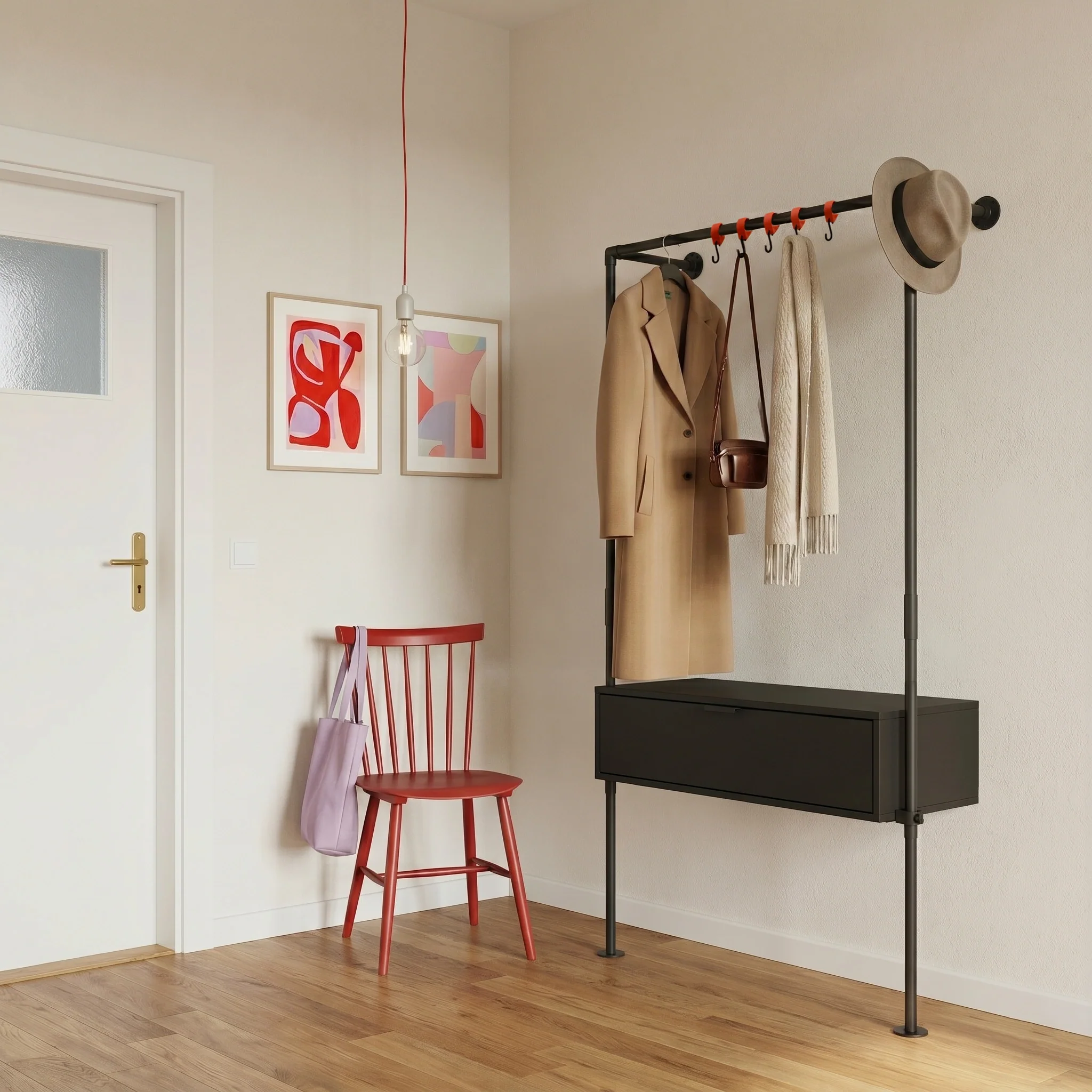 S-haken – Set van 4 | met rubberen lus - Image 14