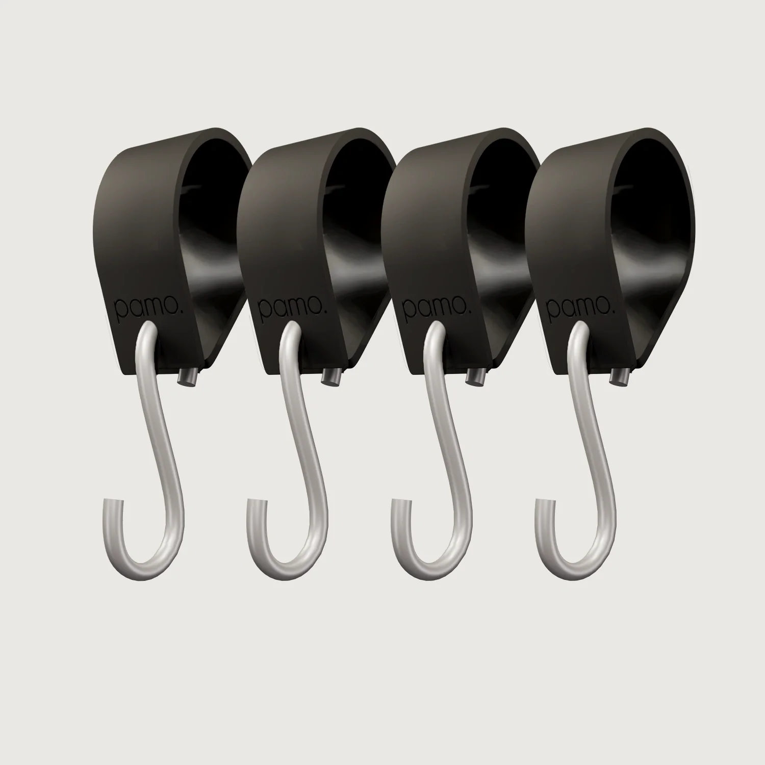 S-haken – Set van 4 | met rubberen lus - Image 16