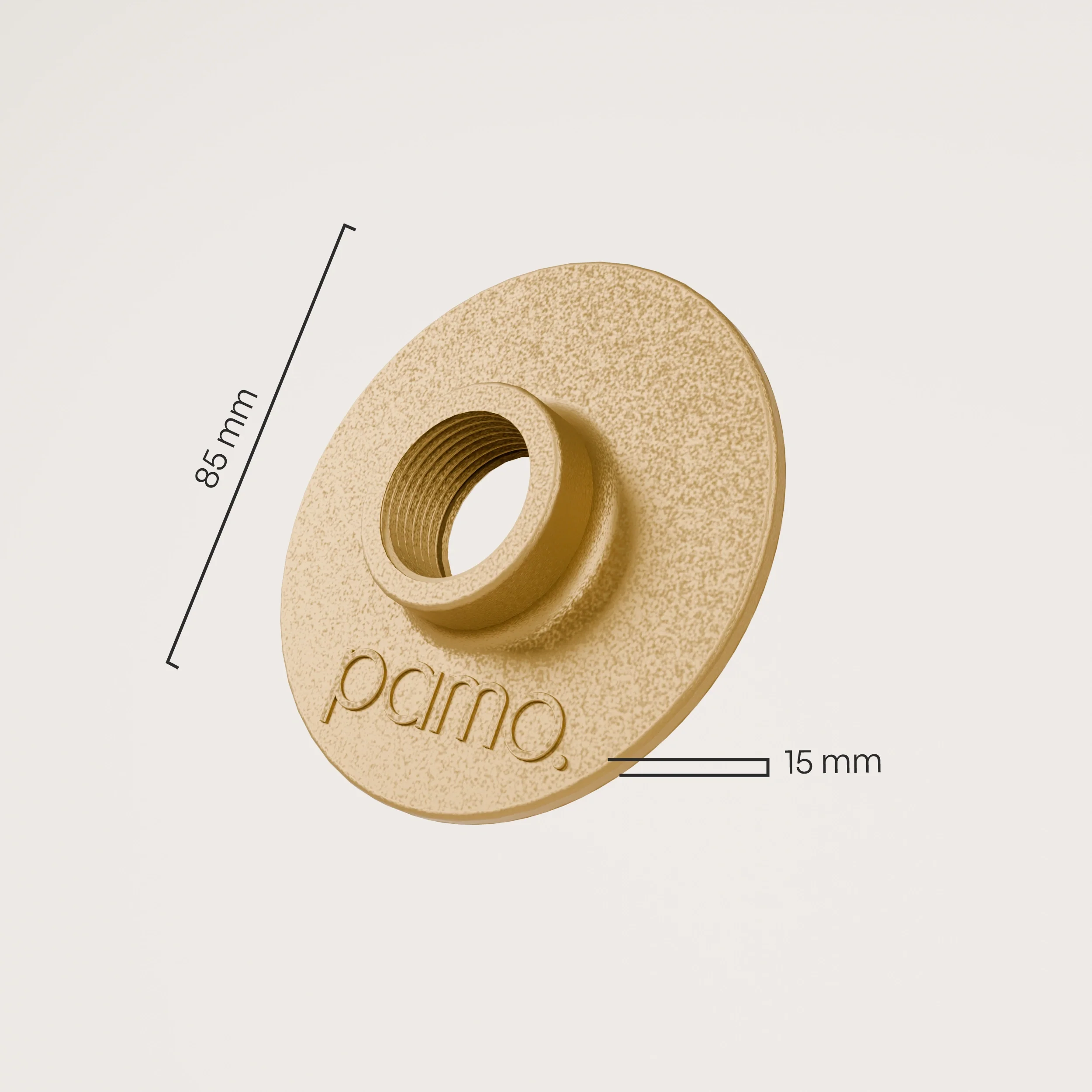 Plaat 3/4” – Zonder schroefgaten | Goud - Image 2